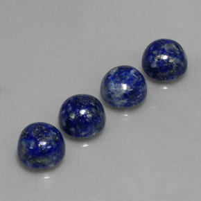  ct natürliche blauer Lapislazuli-Edelsteine, Rundschliff, Lichtundurchlässig