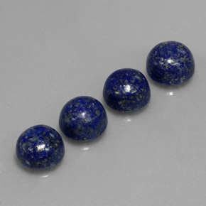  ct natürliche blauer Lapislazuli-Edelsteine, Rundschliff, Lichtundurchlässig