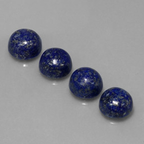  ct natürliche blauer Lapislazuli-Edelsteine, Rundschliff, Lichtundurchlässig