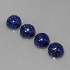  ct natürliche blauer Lapislazuli-Edelsteine, Rundschliff, Lichtundurchlässig