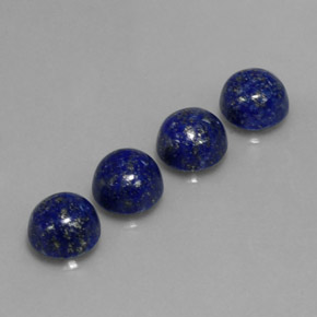  ct natürliche blauer Lapislazuli-Edelsteine, Rundschliff, Lichtundurchlässig