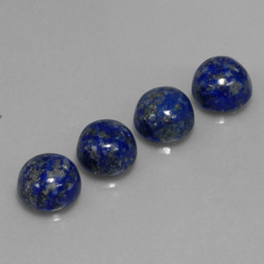  ct natürliche blauer Lapislazuli-Edelsteine, Rundschliff, Lichtundurchlässig