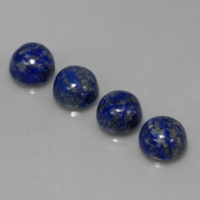 ct natürliche blauer Lapislazuli-Edelsteine, Rundschliff, Lichtundurchlässig