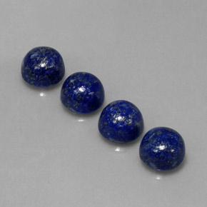  ct natürliche blauer Lapislazuli-Edelsteine, Rundschliff, Lichtundurchlässig