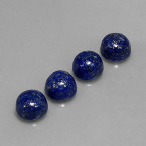  ct natürliche blauer Lapislazuli-Edelsteine, Rundschliff, Lichtundurchlässig