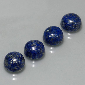  ct natürliche blauer Lapislazuli-Edelsteine, Rundschliff, Lichtundurchlässig