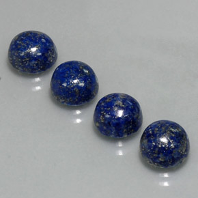  ct natürliche blauer Lapislazuli-Edelsteine, Rundschliff, Lichtundurchlässig