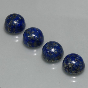  ct natürliche blauer Lapislazuli-Edelsteine, Rundschliff, Lichtundurchlässig