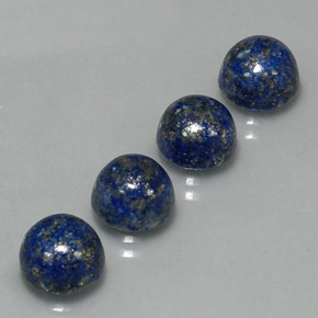  ct natürliche blauer Lapislazuli-Edelsteine, Rundschliff, Lichtundurchlässig