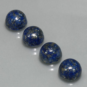  ct natürliche blauer Lapislazuli-Edelsteine, Rundschliff, Lichtundurchlässig