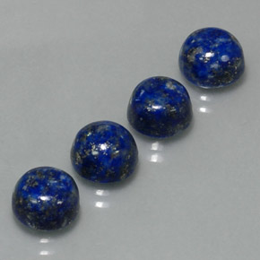  ct natürliche blauer Lapislazuli-Edelsteine, Rundschliff, Lichtundurchlässig