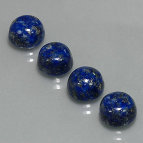  ct natürliche blauer Lapislazuli-Edelsteine, Rundschliff, Lichtundurchlässig