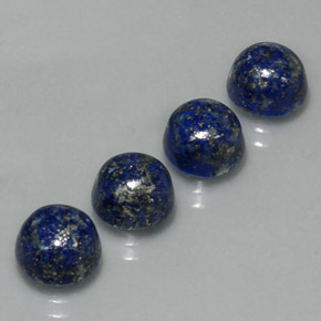  ct natürliche blauer Lapislazuli-Edelsteine, Rundschliff, Lichtundurchlässig