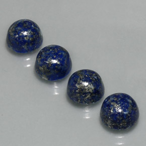  ct natürliche blauer Lapislazuli-Edelsteine, Rundschliff, Lichtundurchlässig