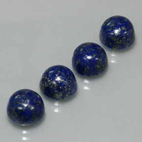  ct natürliche blauer Lapislazuli-Edelsteine, Rundschliff, Lichtundurchlässig