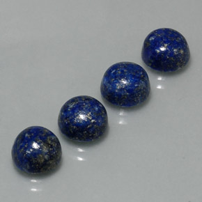  ct natürliche blauer Lapislazuli-Edelsteine, Rundschliff, Lichtundurchlässig