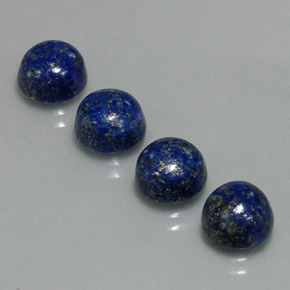  ct natürliche blauer Lapislazuli-Edelsteine, Rundschliff, Lichtundurchlässig