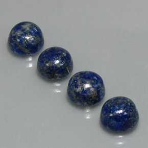  ct natürliche blauer Lapislazuli-Edelsteine, Rundschliff, Lichtundurchlässig