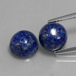  ct natürliche blauer Lapislazuli-Edelsteine, Rundschliff, Lichtundurchlässig