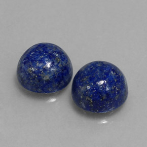 ct natürliche blauer Lapislazuli-Edelsteine, Rundschliff, Lichtundurchlässig