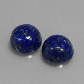  ct natürliche blauer Lapislazuli-Edelsteine, Rundschliff, Lichtundurchlässig