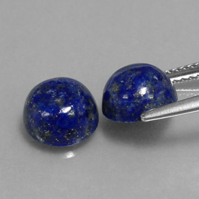  ct natürliche blauer Lapislazuli-Edelsteine, Rundschliff, Lichtundurchlässig