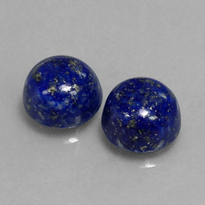  ct natürliche blauer Lapislazuli-Edelsteine, Rundschliff, Lichtundurchlässig