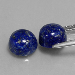  ct natürliche blauer Lapislazuli-Edelsteine, Rundschliff, Lichtundurchlässig