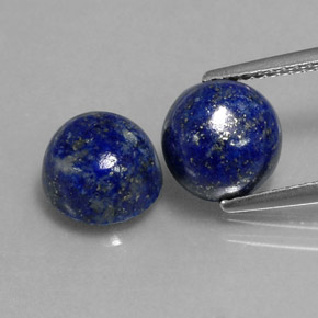  ct natürliche blauer Lapislazuli-Edelsteine, Rundschliff, Lichtundurchlässig