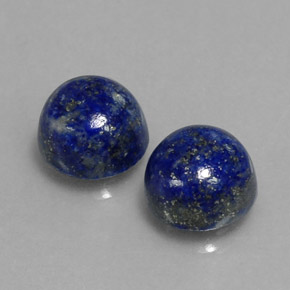  ct natürliche blauer Lapislazuli-Edelsteine, Rundschliff, Lichtundurchlässig