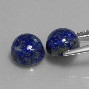  ct natürliche blauer Lapislazuli-Edelsteine, Rundschliff, Lichtundurchlässig