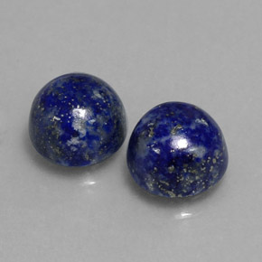  ct natürliche blauer Lapislazuli-Edelsteine, Rundschliff, Lichtundurchlässig