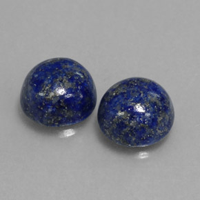  ct natürliche blauer Lapislazuli-Edelsteine, Rundschliff, Lichtundurchlässig