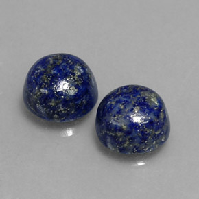  ct natürliche blauer Lapislazuli-Edelsteine, Rundschliff, Lichtundurchlässig