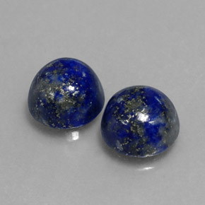  ct natürliche blauer Lapislazuli-Edelsteine, Rundschliff, Lichtundurchlässig