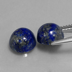  ct natürliche blauer Lapislazuli-Edelsteine, Rundschliff, Lichtundurchlässig