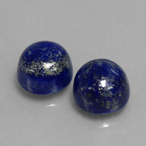 ct natürliche blauer Lapislazuli-Edelsteine, Rundschliff, Lichtundurchlässig