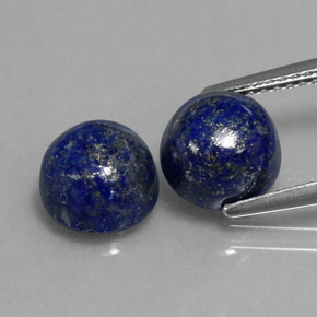  ct natürliche blauer Lapislazuli-Edelsteine, Rundschliff, Lichtundurchlässig