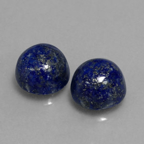  ct natürliche blauer Lapislazuli-Edelsteine, Rundschliff, Lichtundurchlässig