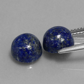  ct natürliche blauer Lapislazuli-Edelsteine, Rundschliff, Lichtundurchlässig