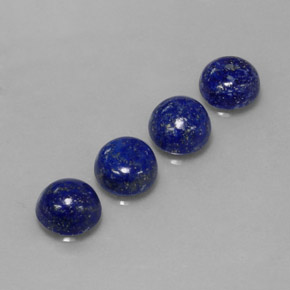  ct natürliche blauer Lapislazuli-Edelsteine, Rundschliff, Lichtundurchlässig