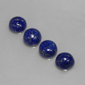  ct natürliche blauer Lapislazuli-Edelsteine, Rundschliff, Lichtundurchlässig