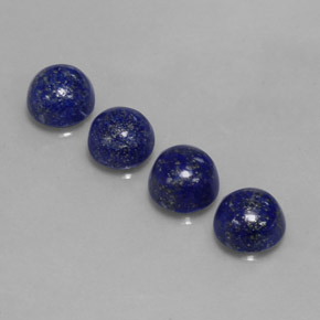  ct natürliche blauer Lapislazuli-Edelsteine, Rundschliff, Lichtundurchlässig