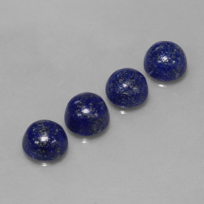  ct natürliche blauer Lapislazuli-Edelsteine, Rundschliff, Lichtundurchlässig