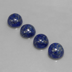  ct natürliche blauer Lapislazuli-Edelsteine, Rundschliff, Lichtundurchlässig