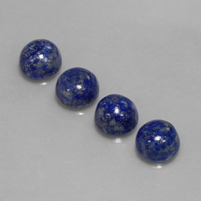  ct natürliche blauer Lapislazuli-Edelsteine, Rundschliff, Lichtundurchlässig