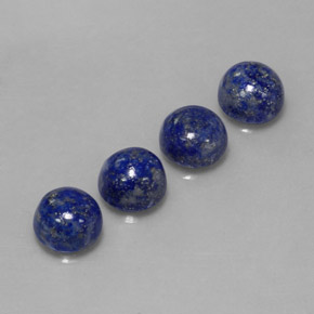  ct natürliche blauer Lapislazuli-Edelsteine, Rundschliff, Lichtundurchlässig