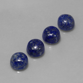  ct natürliche blauer Lapislazuli-Edelsteine, Rundschliff, Lichtundurchlässig