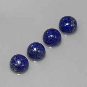 ct natürliche blauer Lapislazuli-Edelsteine, Rundschliff, Lichtundurchlässig