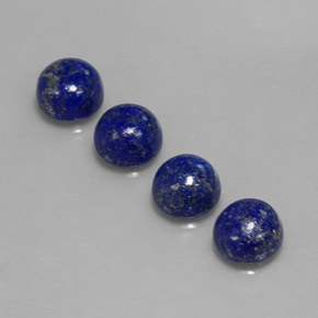  ct natürliche blauer Lapislazuli-Edelsteine, Rundschliff, Lichtundurchlässig